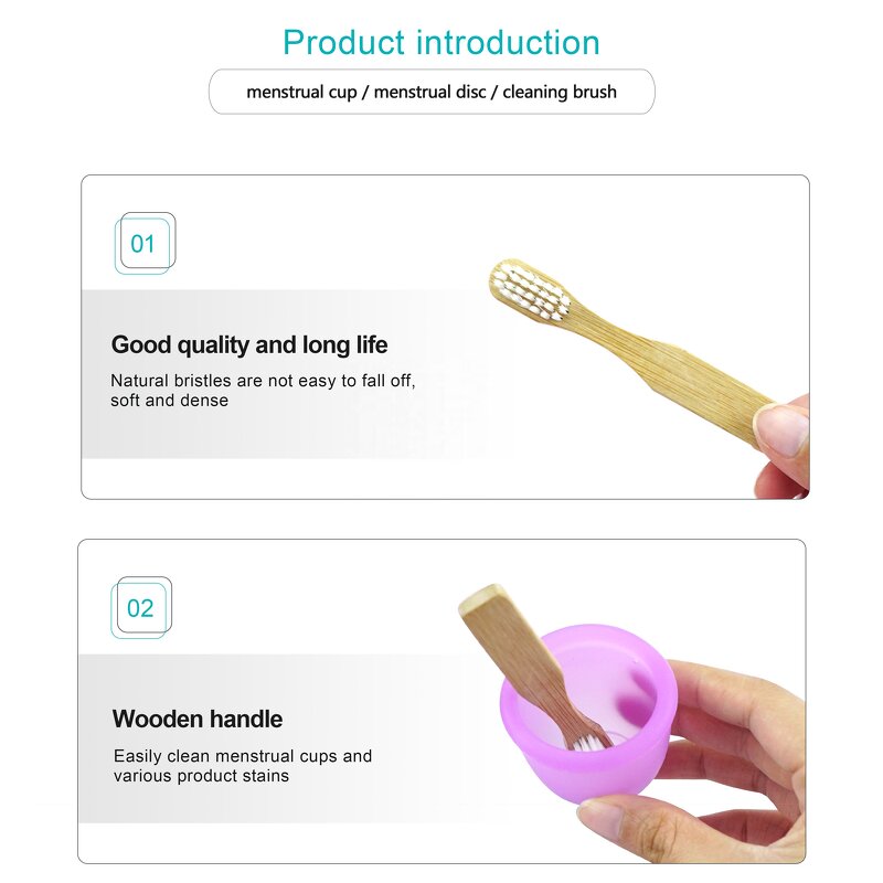 Bamboo Brush Manufacturer - OEM/ODM for Menstrual Cup Cleaning