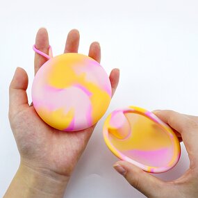 Menstrual Disc Case Manufacturer - OEM/ODM Rainbow Silicone Women Hygiene