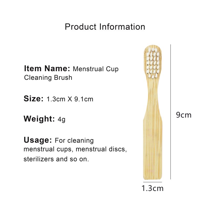 Bamboo Brush Manufacturer - OEM/ODM for Menstrual Cup Cleaning