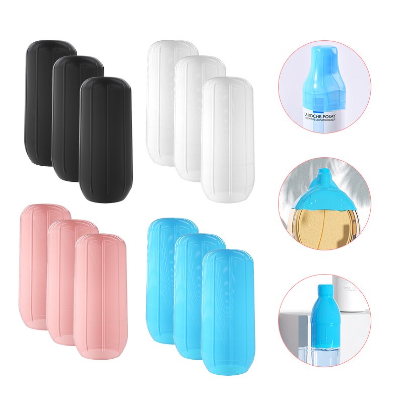 Travel Bottle Cover Manufacturer - Wholesale 12 Pack Silicone Leak Proof