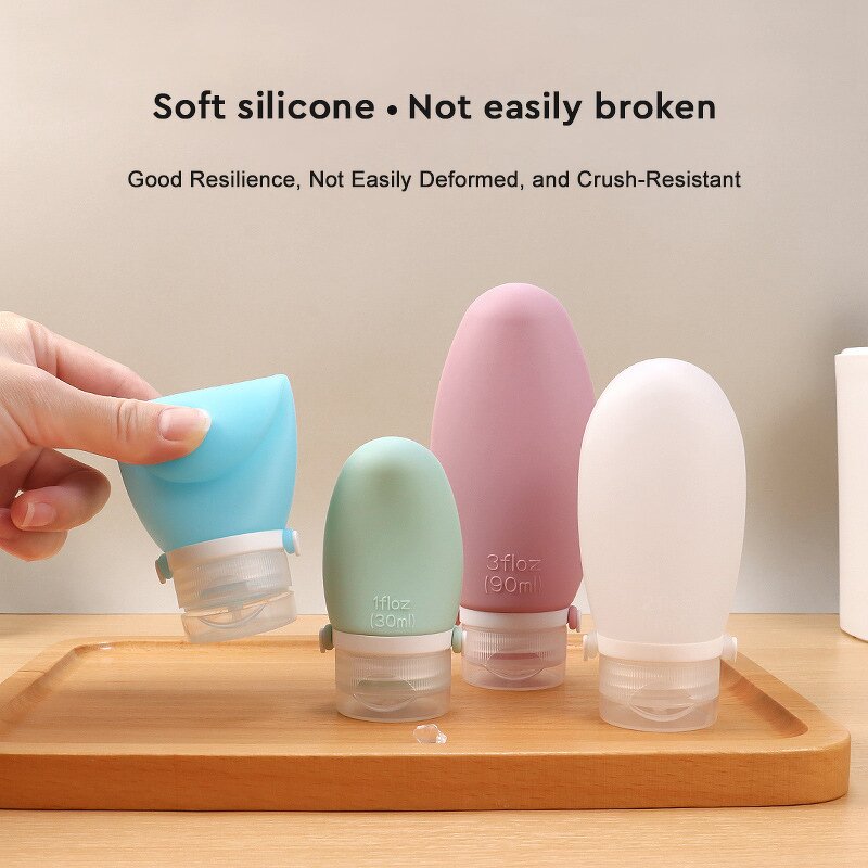 Travel Bottle Set Manufacturer - Wholesale 4Pack 2oz Cosmetic Silicone