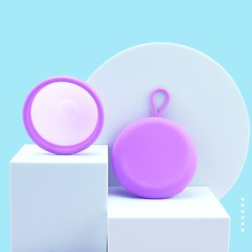 Menstrual Cup Holder Manufacturer - Wholesale Soft Silicone Reusable Round