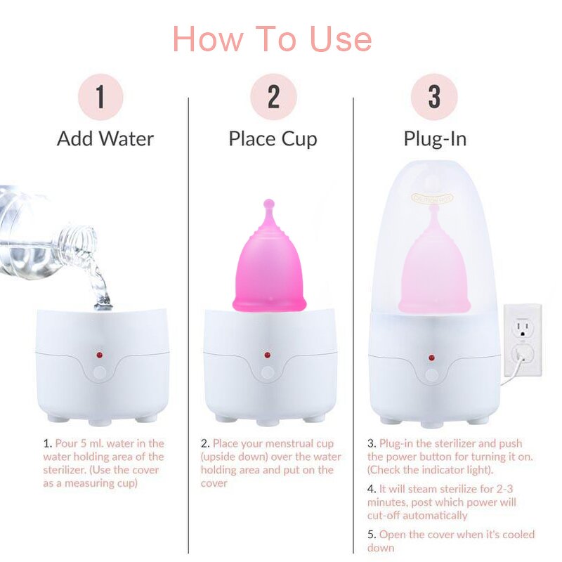 Menstrual Cup Sanitizer Manufacturer - Wholesale Portable Electric Steam