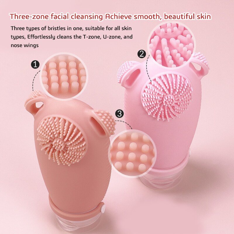Travel Bottle Set Manufacturer - OEM/ODM Silicone Facial Brush Pump