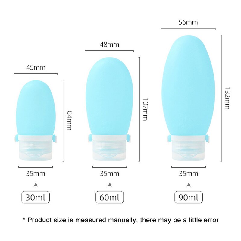 Travel Bottle Set Manufacturer - Wholesale 4Pack 2oz Cosmetic Silicone