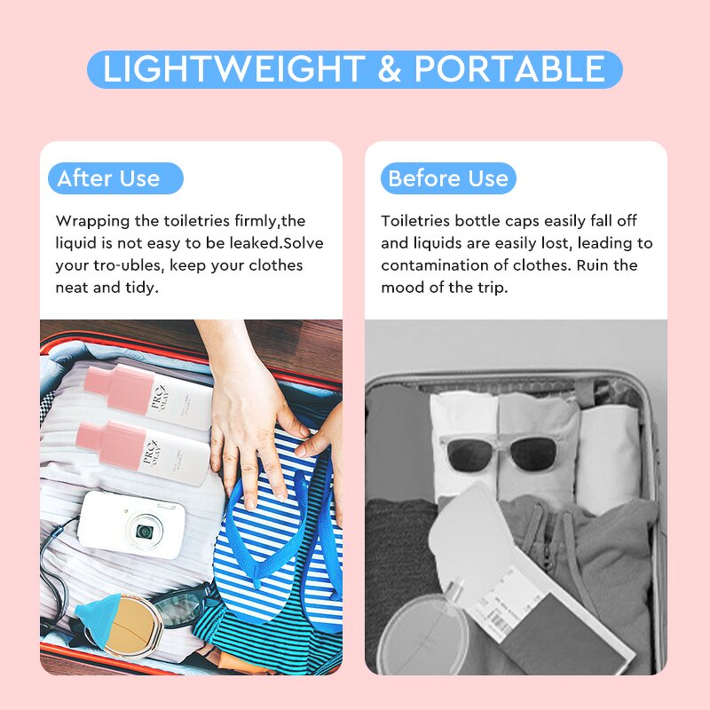 Travel Bottle Cover Manufacturer - Wholesale 12 Pack Silicone Leak Proof