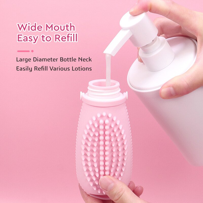 Scalp Brush Bottle Manufacturer - OEM/ODM Massage Brush Refillable Travel
