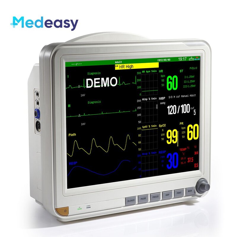 Portable Patient Monitor Manufacturer - 12 Inch Multi Parameters ICU Vital Signs