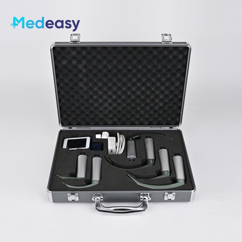 Video Laryngoscope Set Manufacturer - Portable with 6 Reusable Blades
