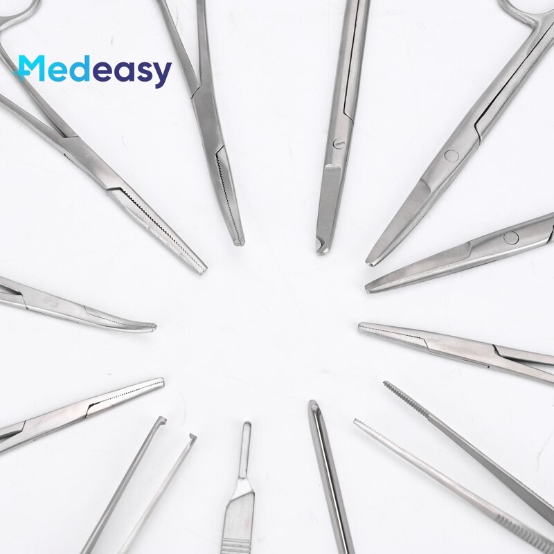 Stainless Steel Instrument Box Set Manufacturer - Basic Minor Surgical 13 Pieces