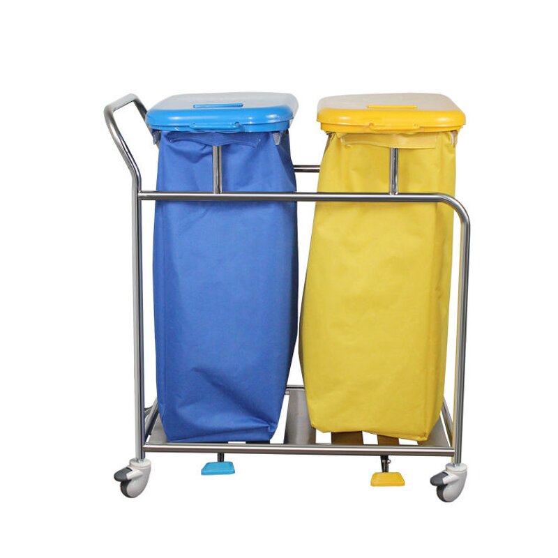 Hospital Linen Carts Factory - Garbage Collection Truck Push Cart