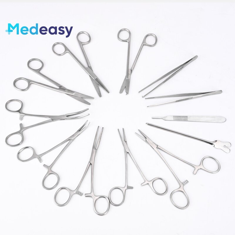 Stainless Steel Instrument Box Set Manufacturer - Basic Minor Surgical 13 Pieces
