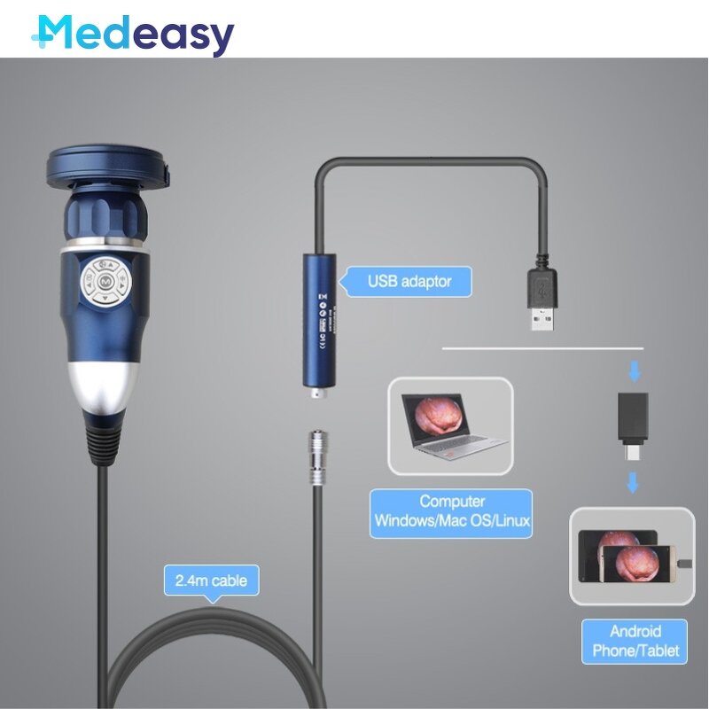 Medical USB Endoscope Camera Supplier - Waterproof for ENT Surgery