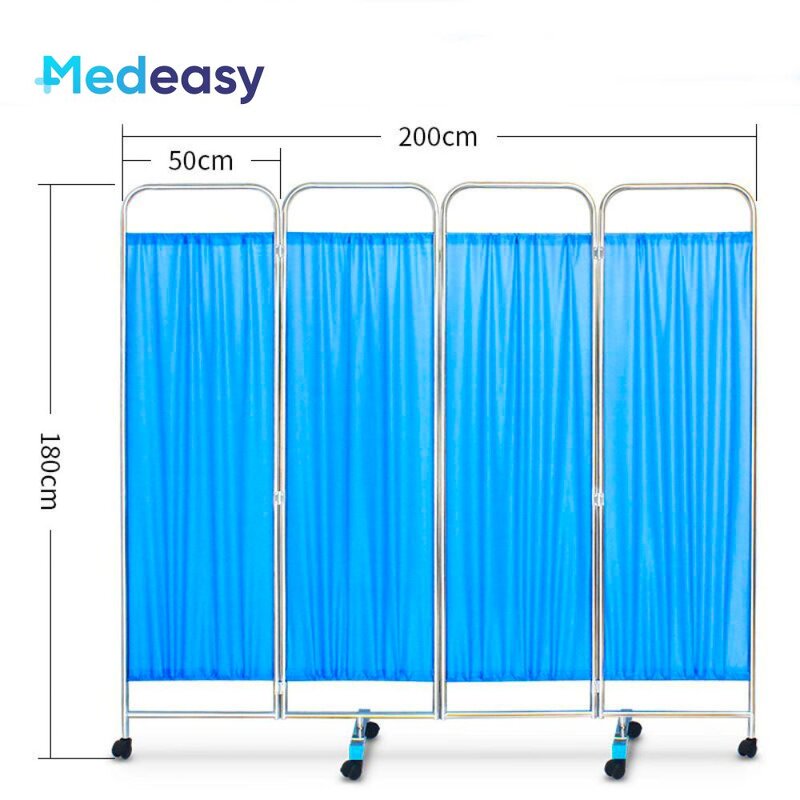 Hospital Folding Screens Supplier - Stainless Steel Medical Ward Curtain