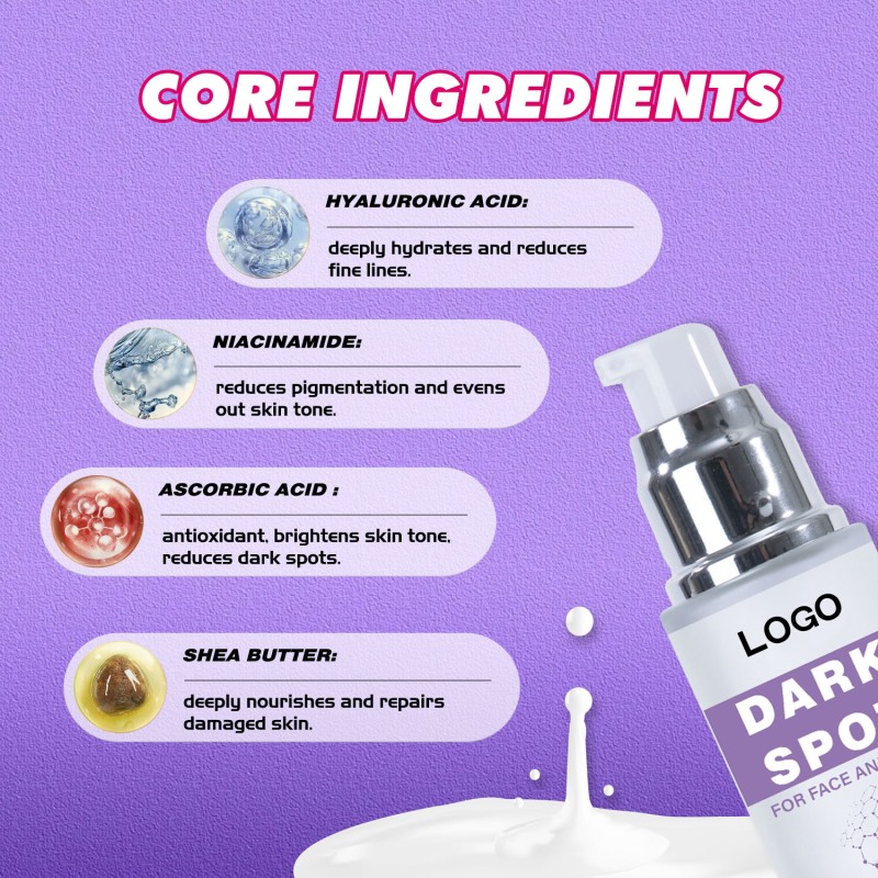 OEM 50ML Skin Care Products Brighten Skin Tone Improve Dark Spot Remover for Face Body