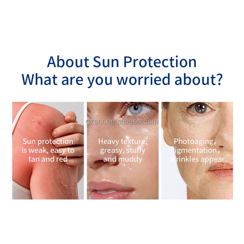 Semi-finished Barrel Sunblock Chamomile + Allantoin UVA/UVB Protection Waterproof Sunscreen Cream SPF 50 PA+++