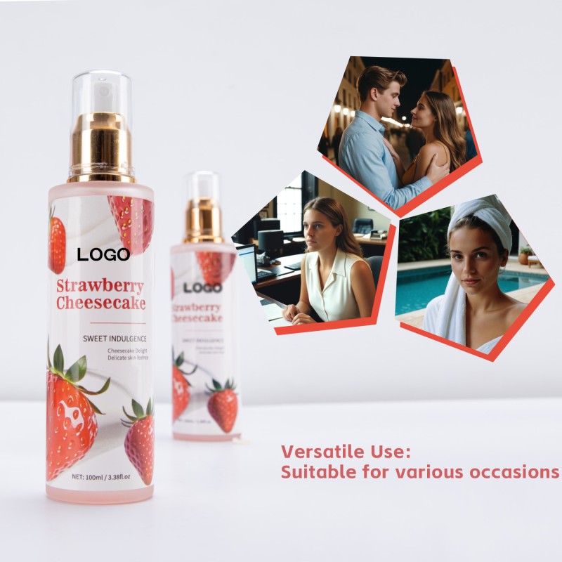 OEM Private Label 100ML Women's Fragrance Long Lasting Fruity Strawberry Body Mist