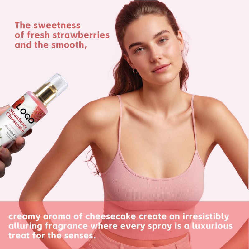 OEM Private Label 100ML Women's Fragrance Long Lasting Fruity Strawberry Body Mist