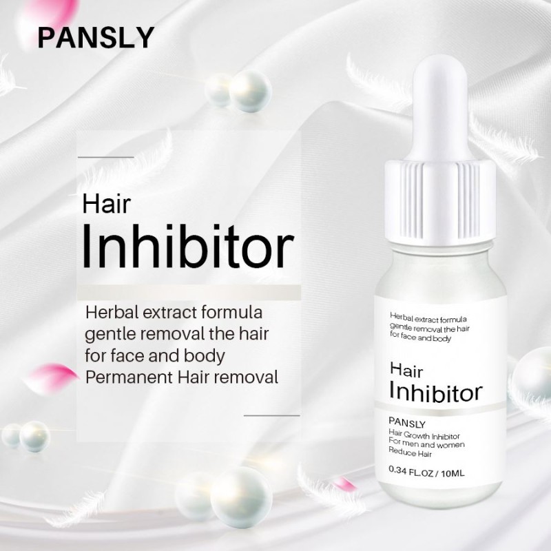 Pansly Custom 30 Days Powerful Permanent Body Hair Removal Serum Liquid Hair Inhibitor for Face Target Area Main Glycerin