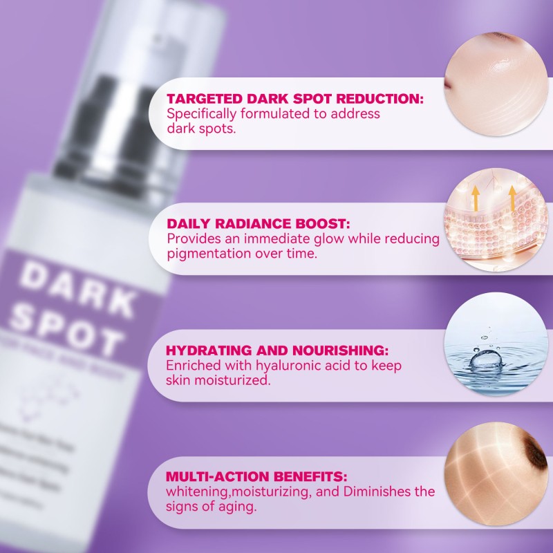 OEM 50ML Skin Care Products Brighten Skin Tone Improve Dark Spot Remover for Face Body