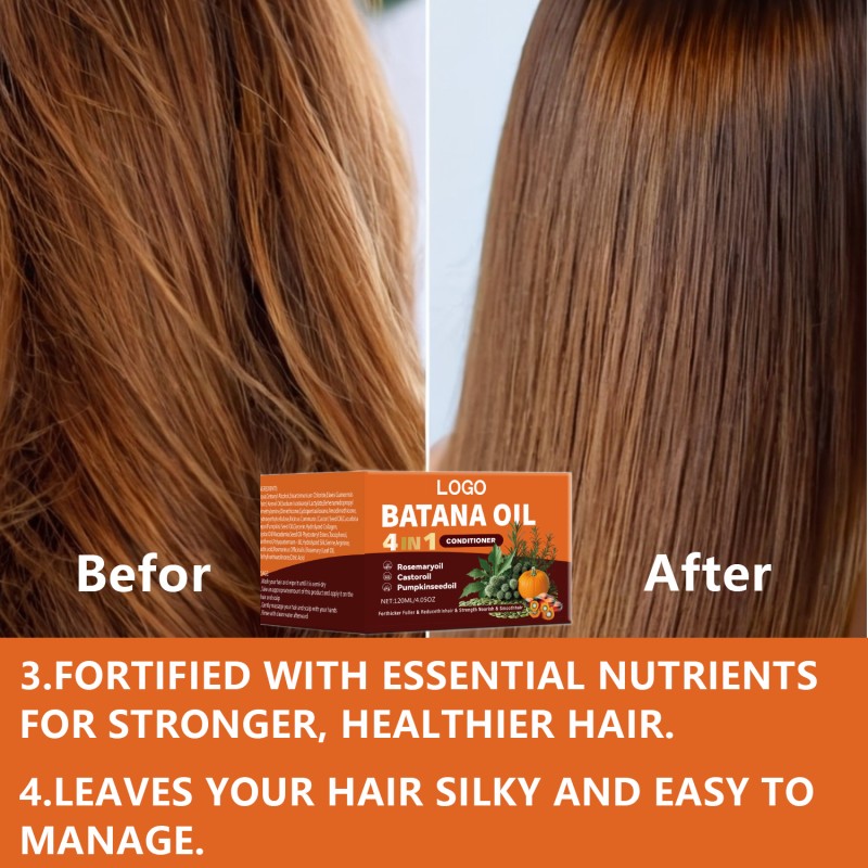 120ml Wholesale Boldify Thickening Hair Natural Volume Moisturizing Smoothing Hair Batana Oil 4 in 1 Conditioner