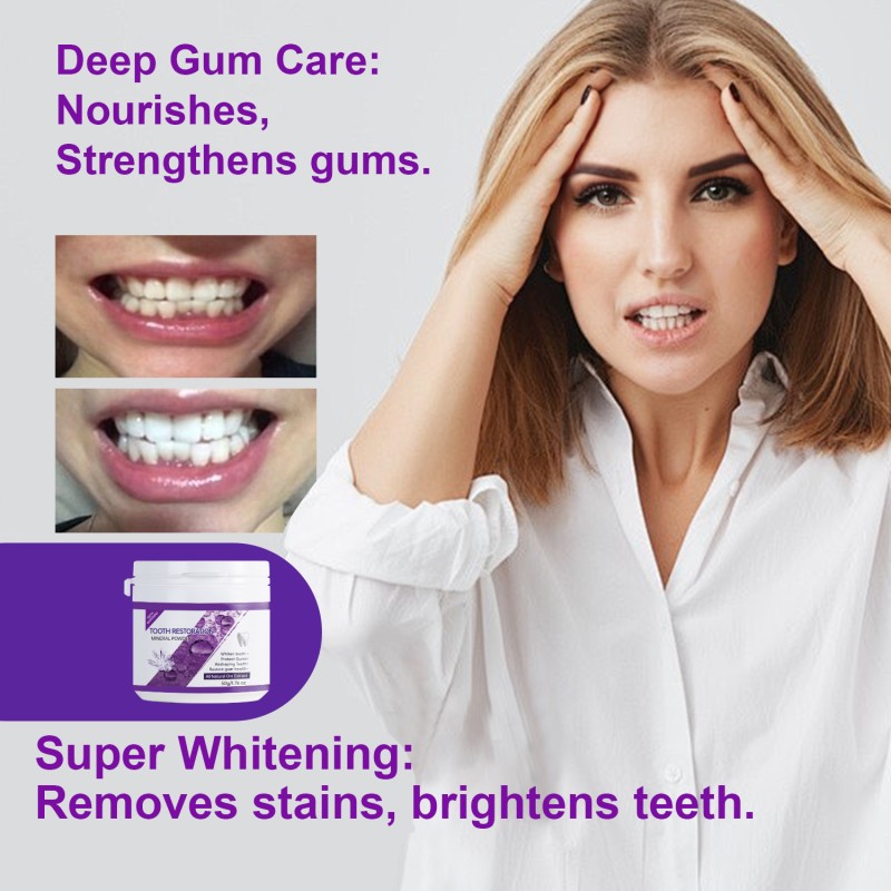 Factory Wholesale Whitening Protect Reshapes Restores 50g Milky Flavor Tooth Restoration Mineral Powder
