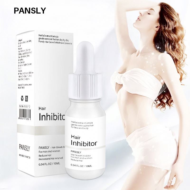 Pansly Custom 30 Days Powerful Permanent Body Hair Removal Serum Liquid Hair Inhibitor for Face Target Area Main Glycerin