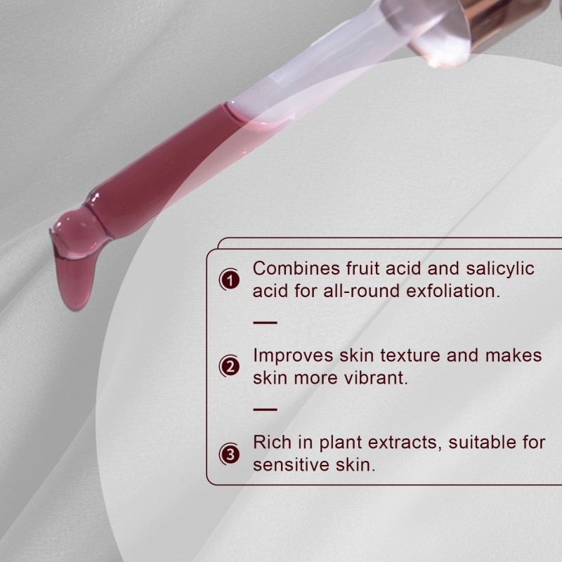 30ml Salicylic Acid Brightening Face Serum Hydrating Control Oil 12% AHA BHA PHA LHA Peeling Solution