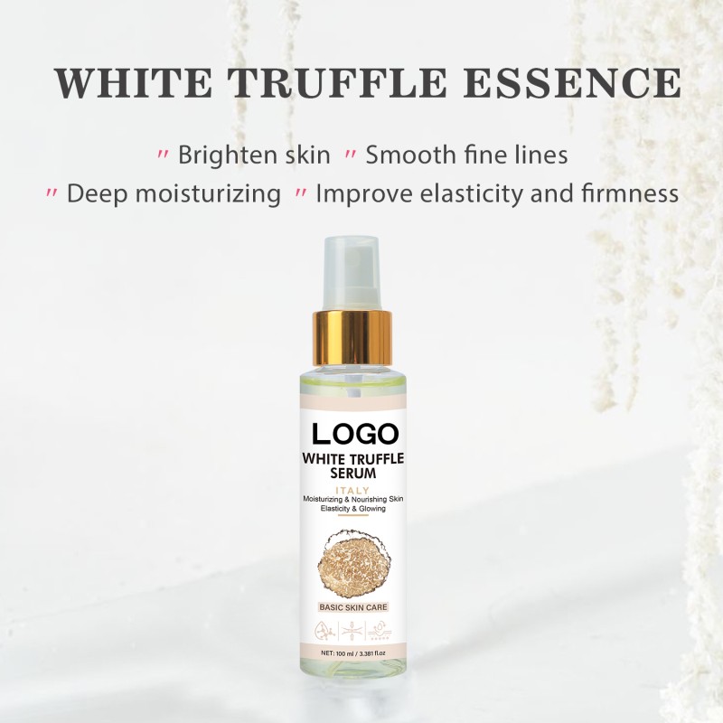 Custom logo 100ml Rose Scent Niacinamide Lightening Improves Elasticity White Truffle Serum for Face