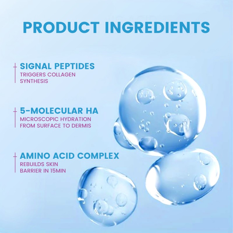 Private Label 30ml Brightening Whitening Antiwrinkle Collagen Peptide Face Oil Serum