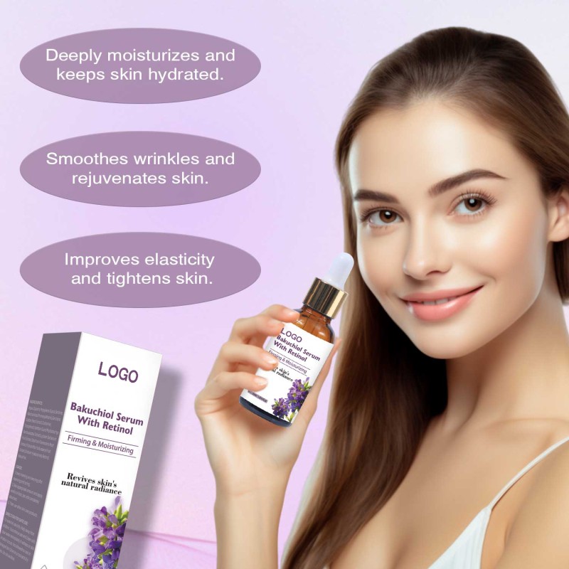 Wholesale Beauty Hydrating Tightening 30ml Retinol Niacinamide Bakuchiol Serum for Face