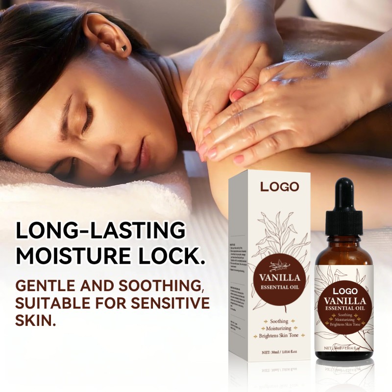 Bulk 30ML Brighten Skin Tone Moisturizing 100% Natural Aloe Barbadensis Leaf Extract Vanilla Fragrance Skin Essential Oil