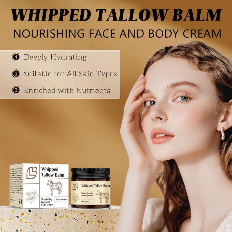 Hot Selling Beef Tallow Balm Fed Beef Tallow Body Face Moisturizer Whipped Tallow Balm for Face