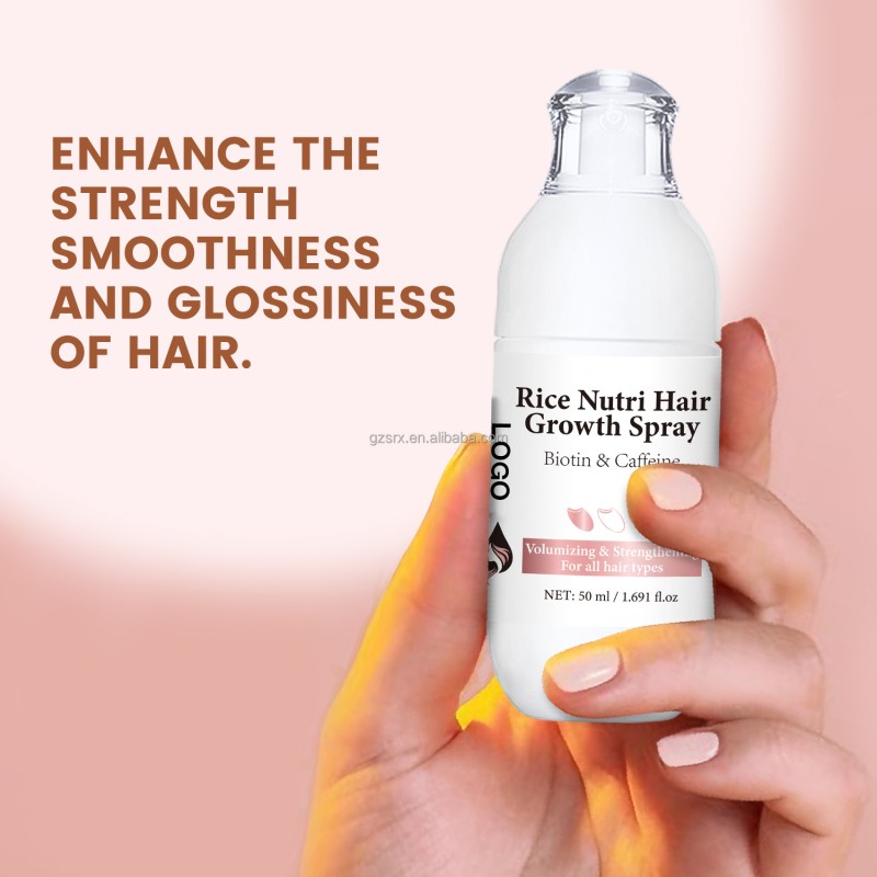 OEM Low MOQ Moisturize Volumizes Hair Rice Water Nutri Hair Growth Spray