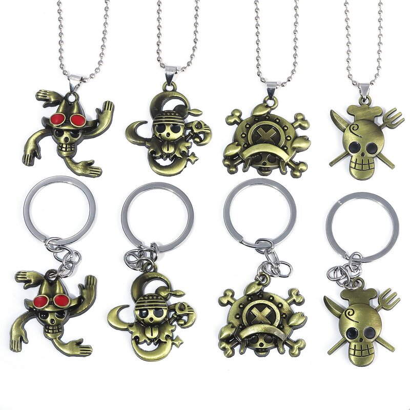 Anime Necklace Manufacturer - OEM/ODM Japanese One Pieces Metal Keychain
