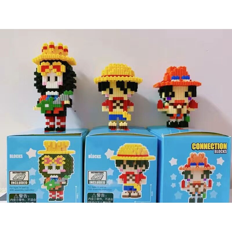 Building Blocks Toy Manufacturer - OEM/ODM Cartoon Bricks Luffy Zoro