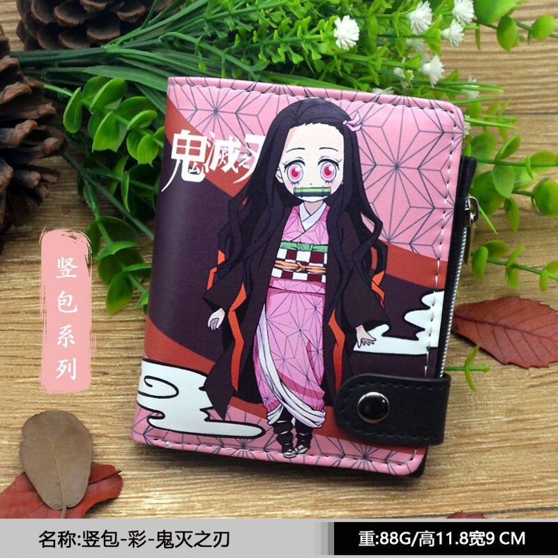 Coin Purse Manufacturer - OEM/ODM Cartoon Kimetsu No Yaiba Pu Leather
