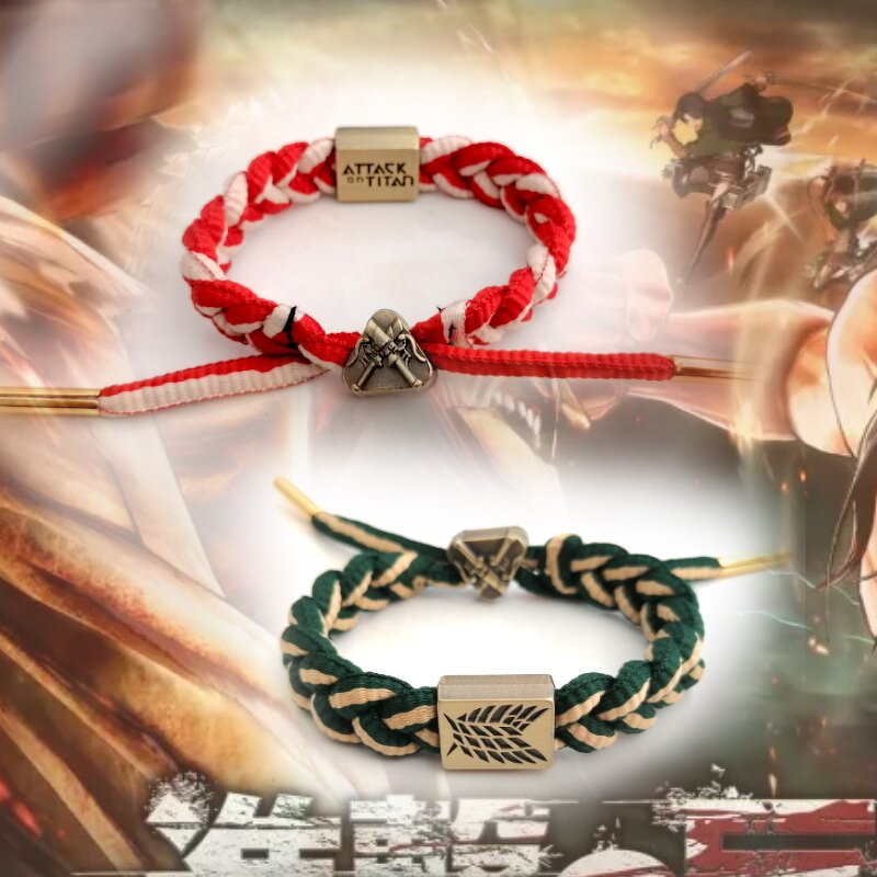 Anime Bracelet Manufacturer - OEM/ODM New Style Attack on Titan Metal