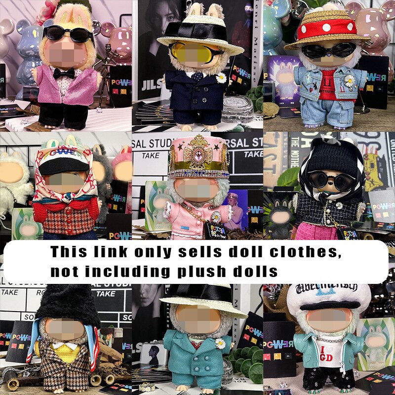 Doll Clothes Manufacturer - OEM Custom 17cm Sitting Standing Universal