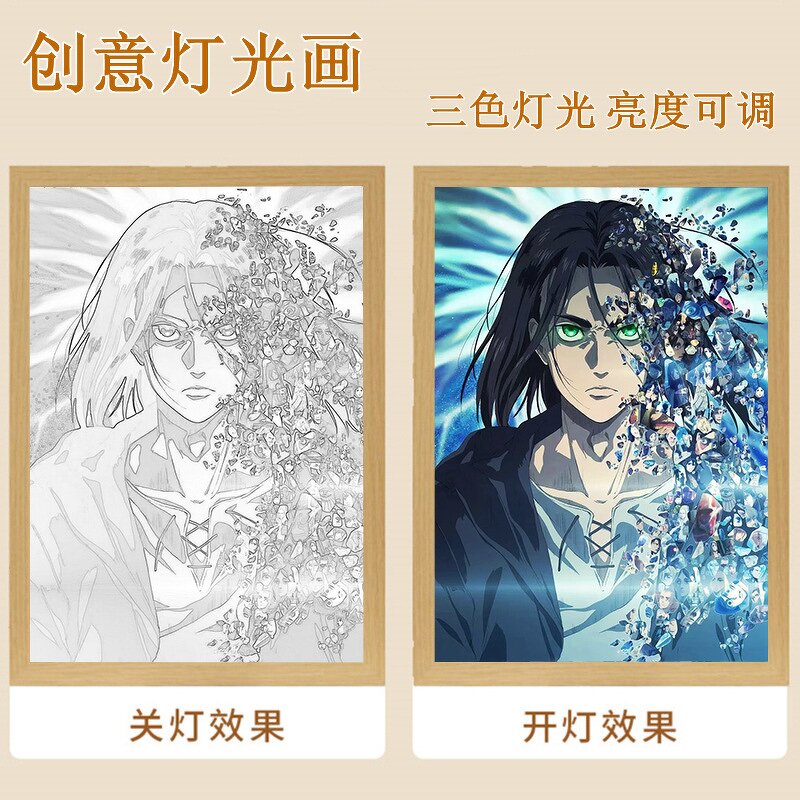 Anime Poster Manufacturer - OEM/ODM Cartoon Glow Led Light Wall Art