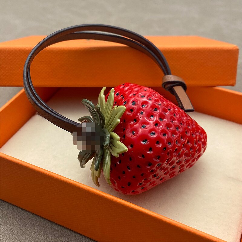 Bag Charms Manufacturer - OEM/ODM High Quality 3D Large Strawberry