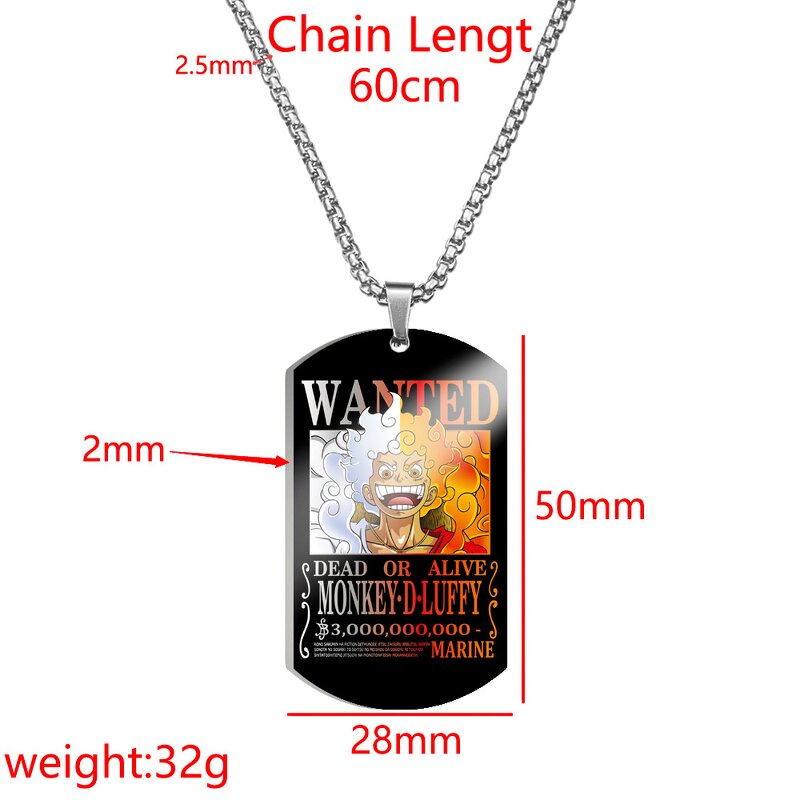 Anime Necklace Manufacturer - Wholesale 39 Design One Pieces Steel