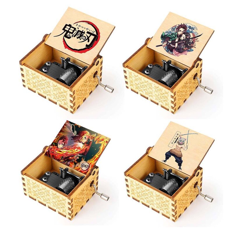 Wooden Music Box Manufacturer - Wholesale Melody Hand Crank Laser