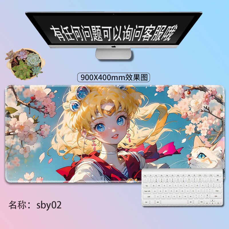 Mouse Pad Manufacturer - OEM/ODM Cute Cartoon Sailor Moon Desktop