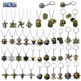 Anime Necklace Manufacturer - OEM/ODM Japanese One Pieces Metal Keychain