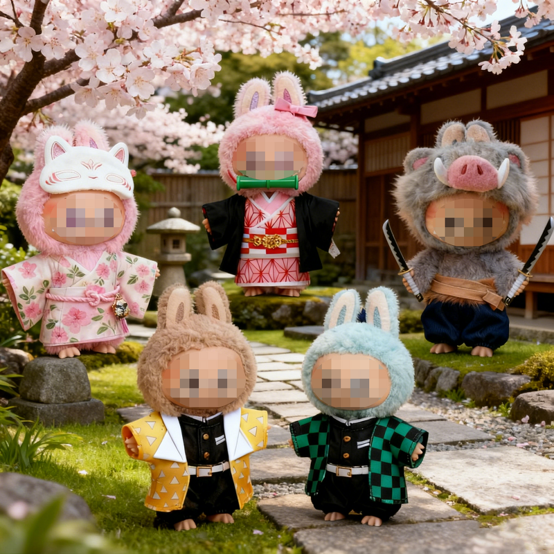 Doll Accessories Manufacturer - OEM/ODM Japanese Kimono 17cm Cosplay