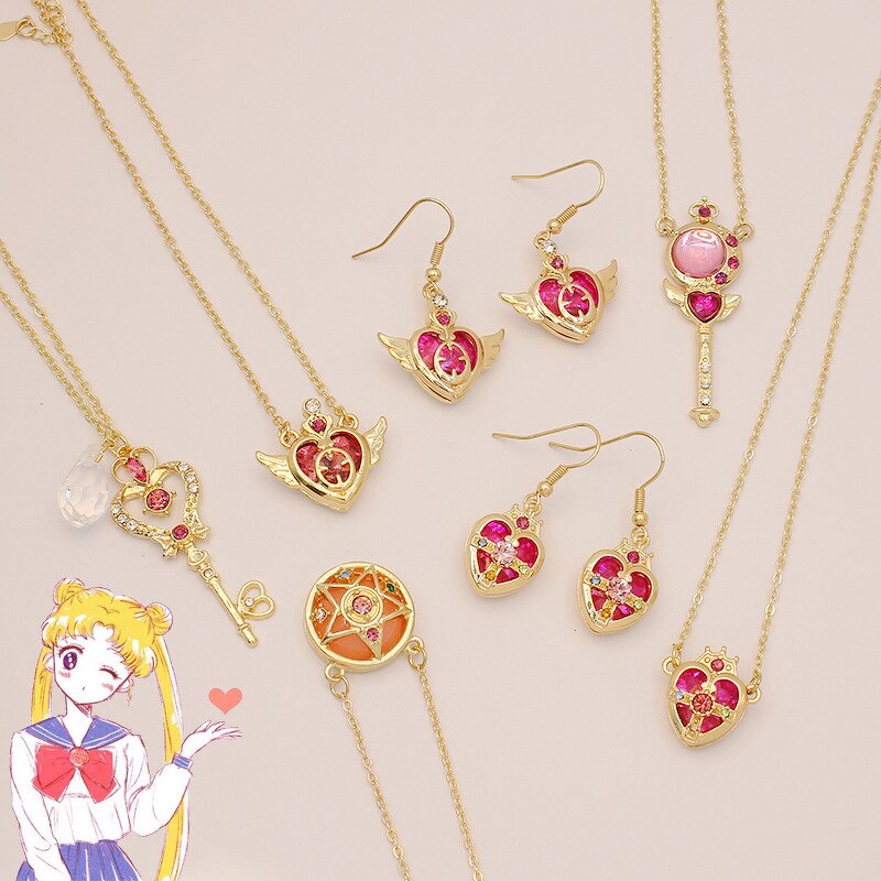 Anime Earrings Manufacturer - OEM/ODM Kawaii Magic Wand Sailor Moon