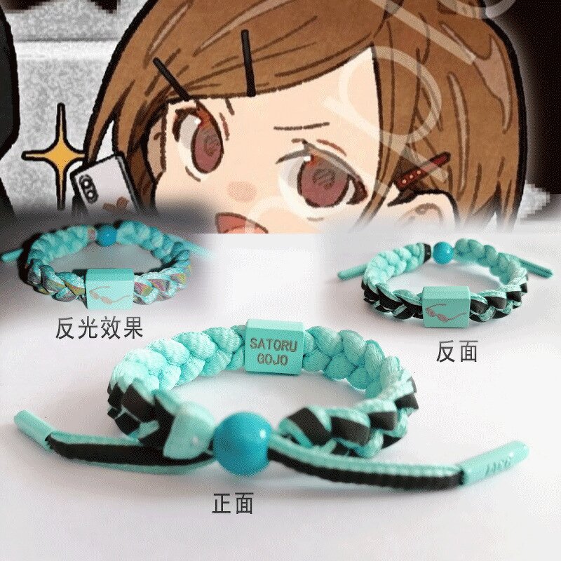 Anime Bracelet Manufacturer - OEM/ODM Fashion Braided Gojo Satoru