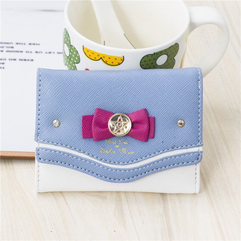PU Wallet Manufacturer - OEM/ODM Fashion Cute Bow Coin Purse Sailor