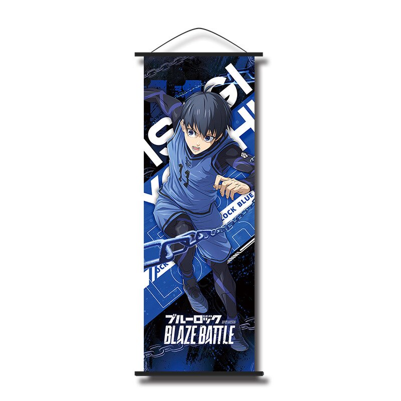 Anime Wall Scroll Manufacturer - OEM/ODM 25x70CM Isagi Yoichi Poster